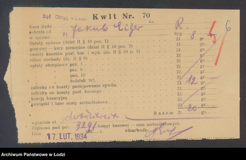 Obraz 8 z jednostki "Kiwa Herszek Eiger – sprzedaż artykułów technicznych"