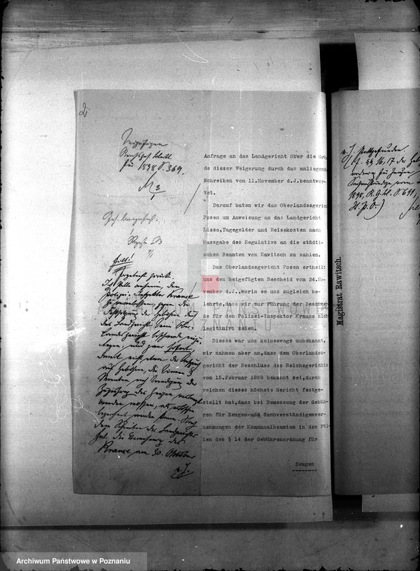 Obraz 6 z jednostki "Die Austellung und Versongung der Kommunalbeamten auf Grund des Gesetzes vom 30 Juli 1899 r."