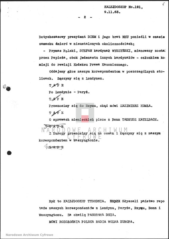 image.from.unit.number "Skrypty audycji z dnia 09.11.1963"
