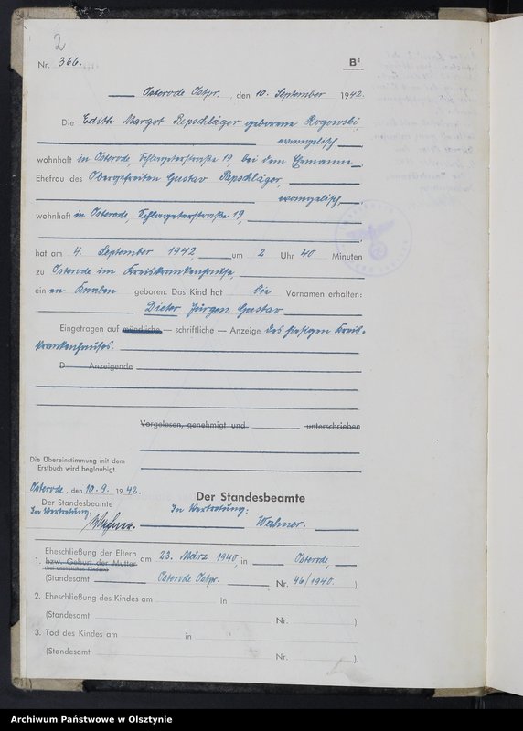 Obraz 4 z jednostki "Geburtenbuch/Zweitbuch/Tom II,Nr 366 - 517"