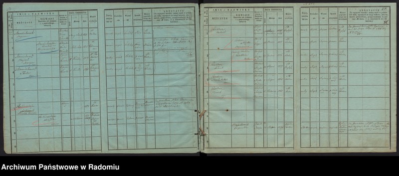 image.from.unit.number "Księga ludności miasta Radomia. 253- 316"