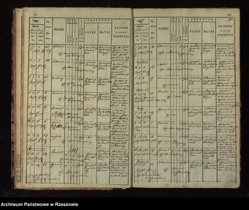 image.from.unit.number "Księga akt urodzeń, małżeństw Węgliska - tom I"