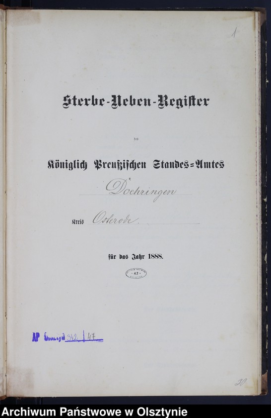 image.from.unit.number "Sterbe-Neben-Register Nr 1 - 42"