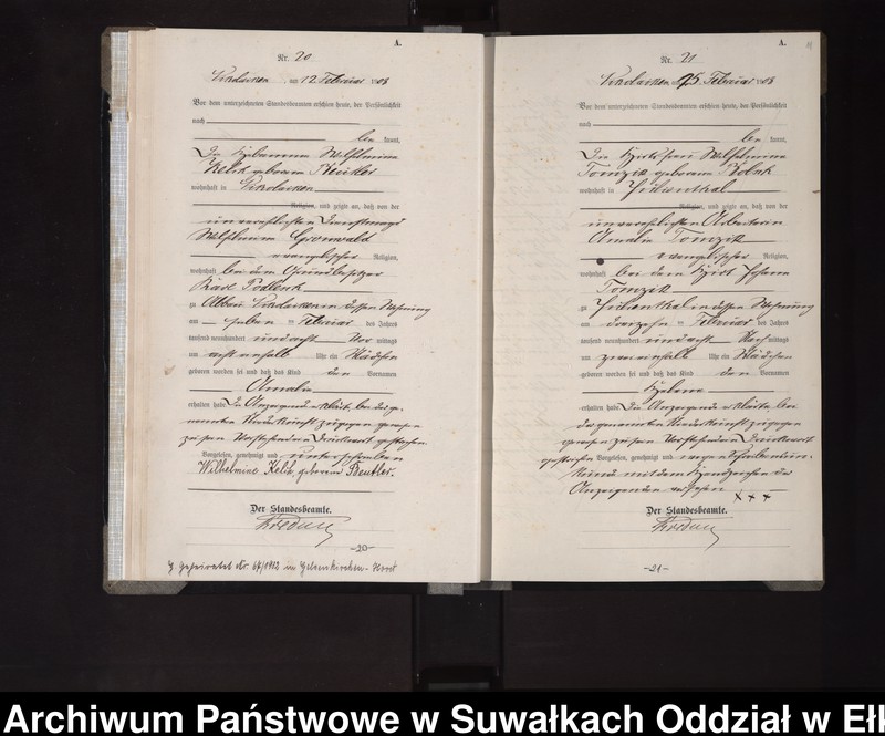 image.from.unit.number "Geburts-Haupt-Register des Königlichen Preussischen Standes-Amtes Nikolaiken Kreis Sensburg"