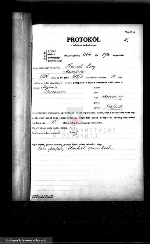 Obraz 19 z jednostki "Majętność Skoraszewice pow. gostyński, własność Sypniewskiego nr woj. kotła 5920"