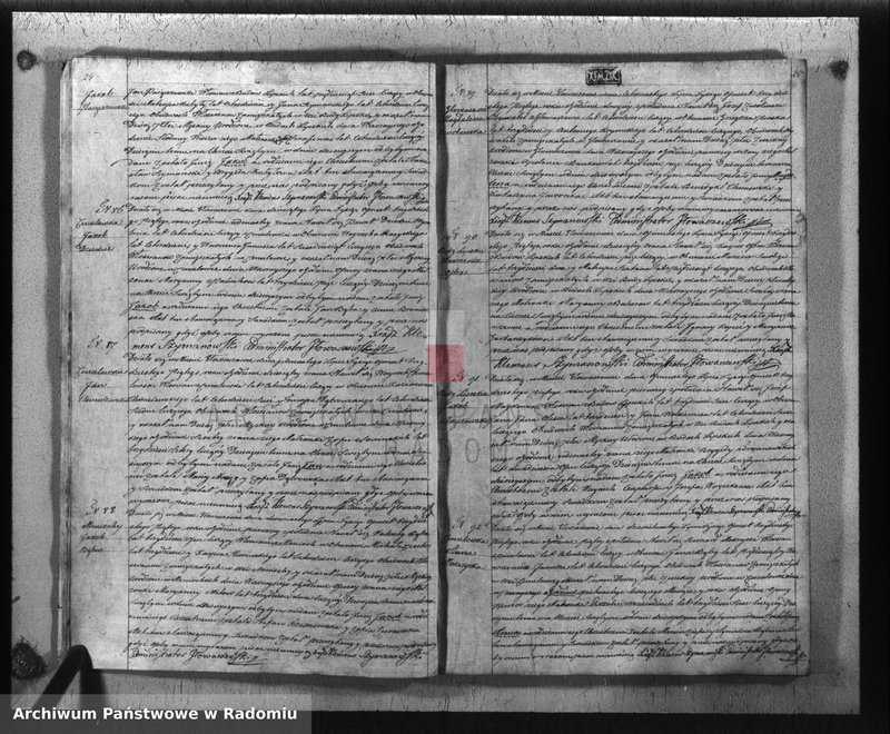 image.from.unit.number "Księga duplikatu aktów religijno-cywilnych parafii Głowaczewskiey na rok 1835"