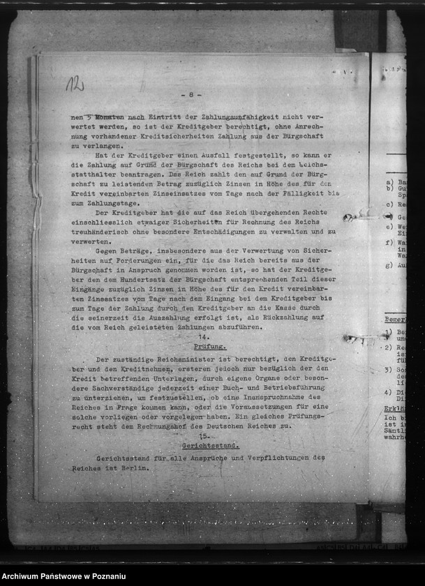 Obraz 15 z jednostki "Organisation der reichsverbürgten Kredite"