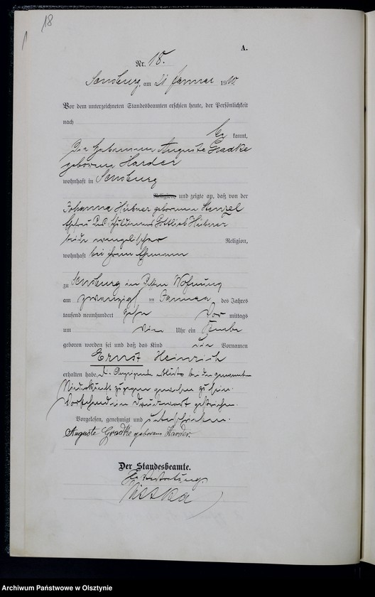 image.from.unit.number "Geburts-Haupt-Register Nr 1 -321"