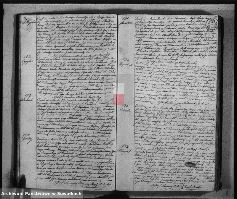 Obraz 19 z jednostki "Duplikat urodzonych, zaślubionych i umarłych w parafij puńskiej na rok 1839"