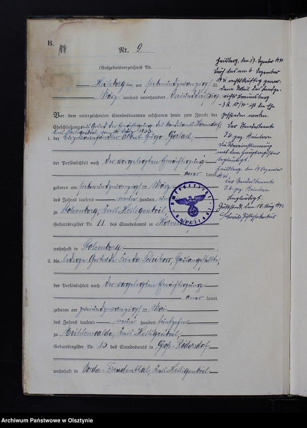 image.from.unit.number "Heirats-Neben-Register Nr 1-61"