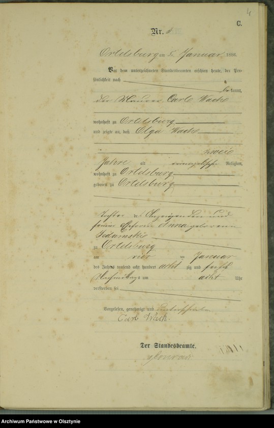 image.from.unit.number "Sterbe-Haupt-Register Nr 1 - 74"