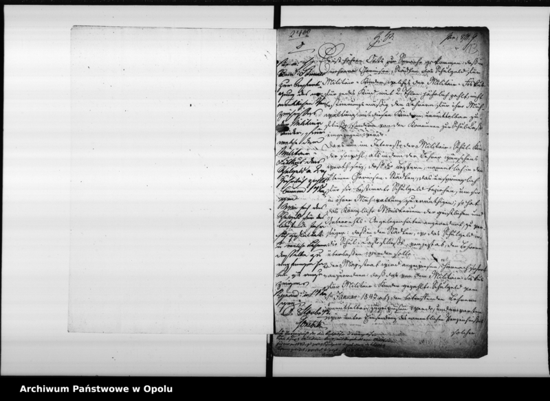 Obraz 12 z jednostki "Acta des Magistrats zu Oppeln betreffend das Schulgeld für Militairkinder 1831-60"