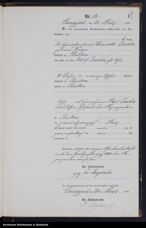 image.from.unit.number "Sterbe-Neben-Register Nr 1 - 38"