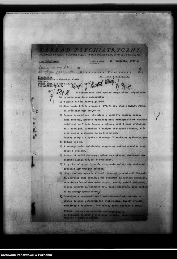 Obraz 6 z jednostki "Akten betreffend Landesheilanstalt Kosten [Protokoły lustracji i zestawienia finansowe]."