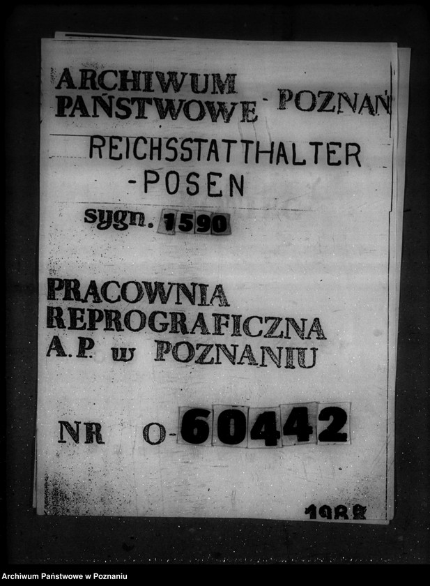 Obraz 1 z jednostki "Erfassung und Überprüfung der Beamten und Angestellten der kommunalen Behörden"