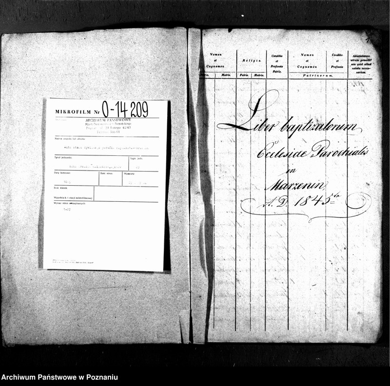 Obraz 3 z jednostki "Libri metrices baptisatorum, desponsatorum, mortuorum"