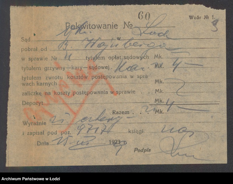 Obraz 5 z jednostki "Berysz Mojżesz Wajnberg- sprzedaż losów loterii państwowej"