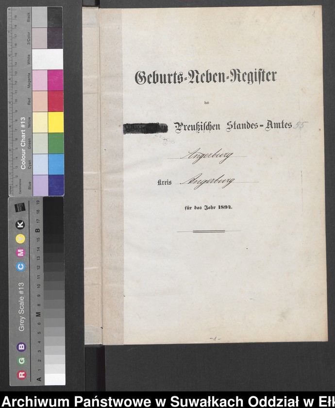 image.from.unit.number "Geburts-Neben-Register des Preussischen Standes-Amtes Angerburg Kreis Angerburg"