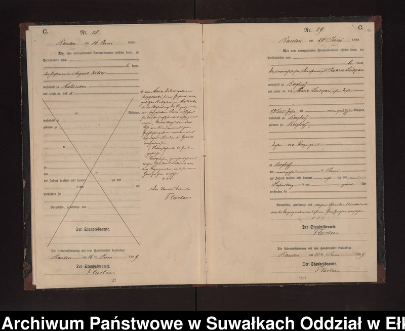 image.from.unit.number "Sterbe-Neben-Register des Preussischen Standes-Amtes Neuhoff Kreis Loetzen"