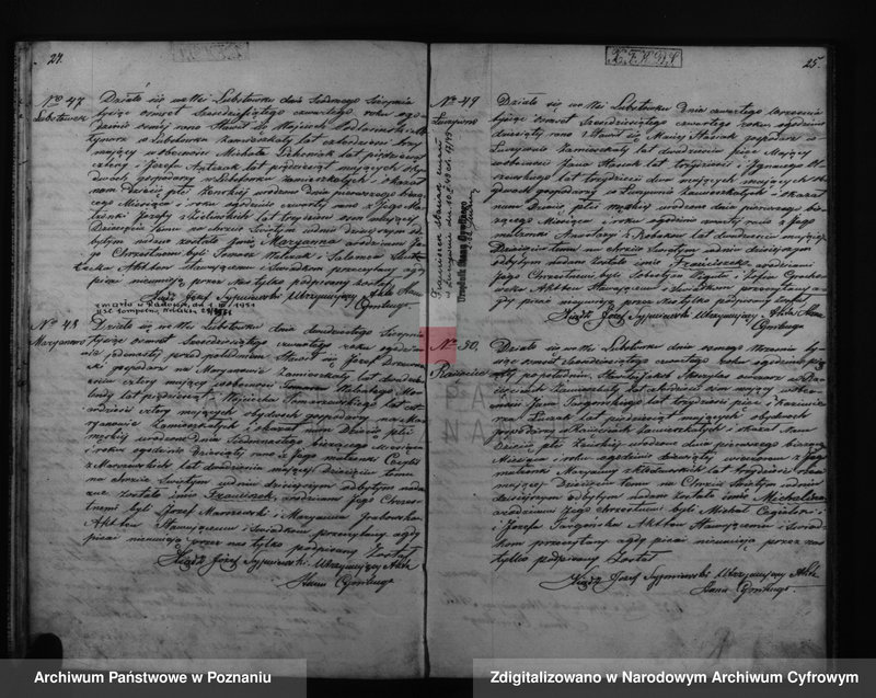 Obraz 15 z jednostki "Duplikat urodzeń, małżeństw i zgonów"