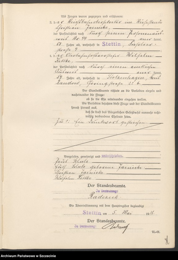 image.from.unit.number "Heiratsregister"