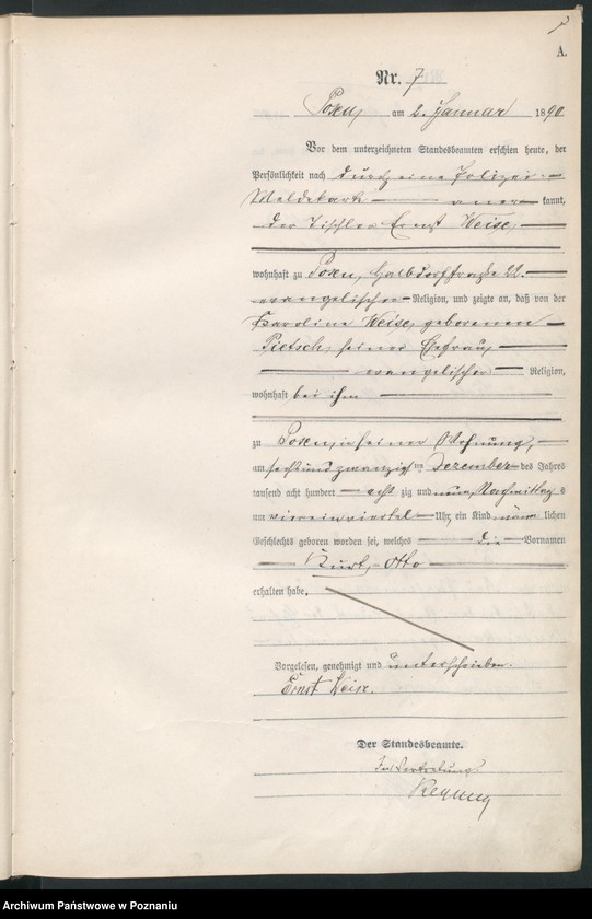 Obraz 10 z jednostki "Księga urodzeń t. I"