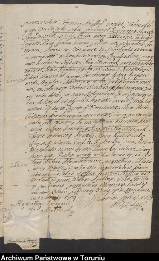 image.from.unit.number "[Walerian Kruszyński i Teresa z Konopackich. Umowy i intercyzy małżeńskie - również dzieci, testamenty obojga, korespondencja, pozwy, wyciągi z ksiąg sądowych, kopie przywilejów Jana III]"