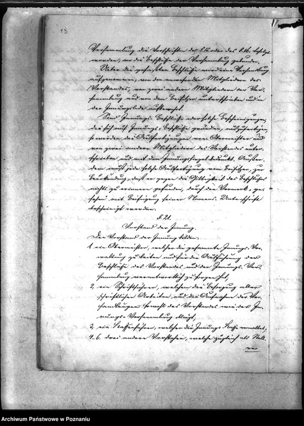 Obraz 17 z jednostki "Statut der Zimmer-Schiffbauer-Mühlenbauer- und Brunnenmacher-Innung zu Posen"