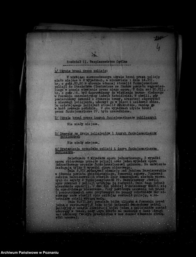 Obraz 8 z jednostki "Sprawozdania okresowe /miesięczne ze stanu bezpieczeństwa/ za miesiące lipiec, sierpień, wrzesień 1937 r. /nr 7-9/"