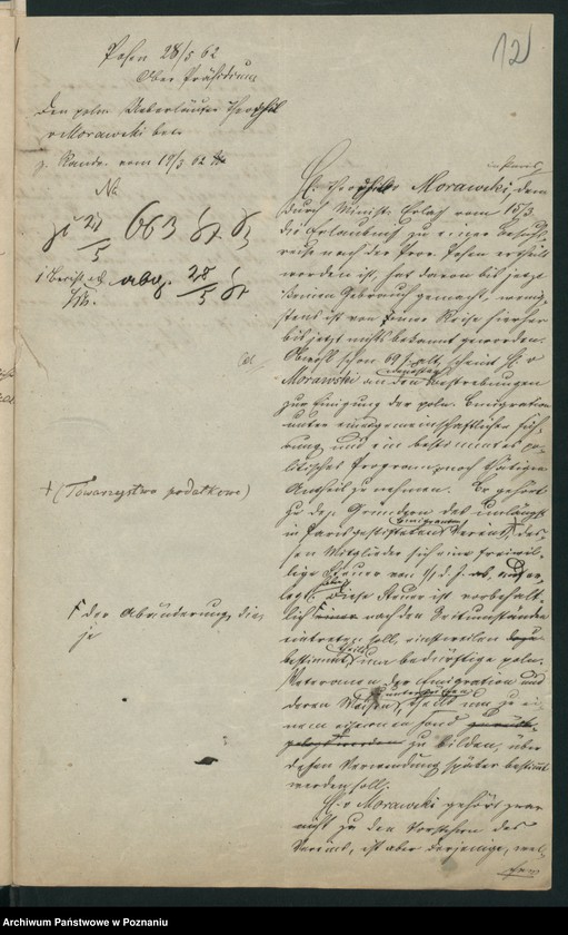 Obraz 16 z jednostki "A. betr. Theodor Theophil von Morawski"