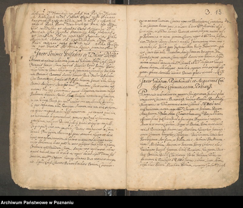 Obraz 16 z jednostki "Protocolon officii consularis Posnaniensis."