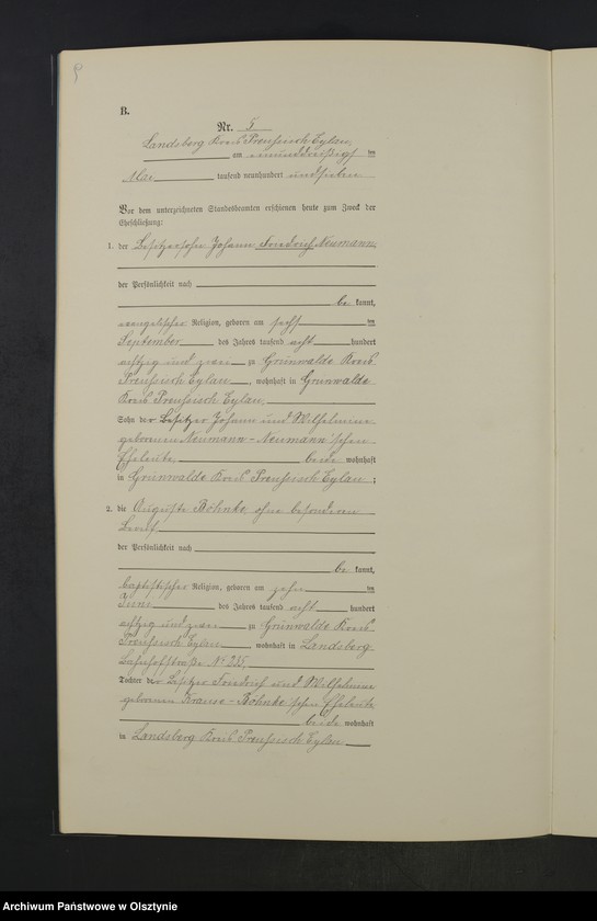 image.from.unit.number "Heiraths-Neben-Register Nr 1 - 14"