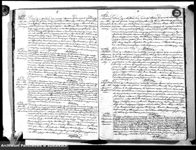 image.from.unit.number "Księga Duplikat Aktów Urodzonych, Umarłych i Zaślubionych sporządzony na Rok 1846 Mirosław"