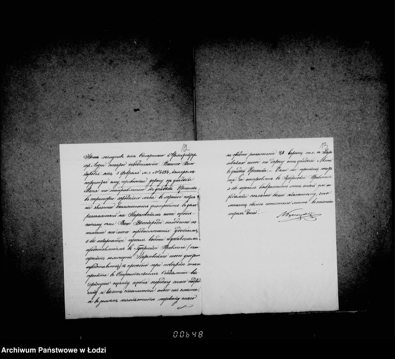 Obraz 13 z jednostki "O zamoščenji ulicy Karolevskoje šosse ot Lonkovoj do territorji Lodzinskoj Fabričnoj Železnoj Dorogi"