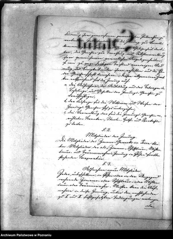 Obraz 7 z jednostki "Statut der Zimmer-Schiffbauer-Mühlenbauer- und Brunnenmacher-Innung zu Posen"