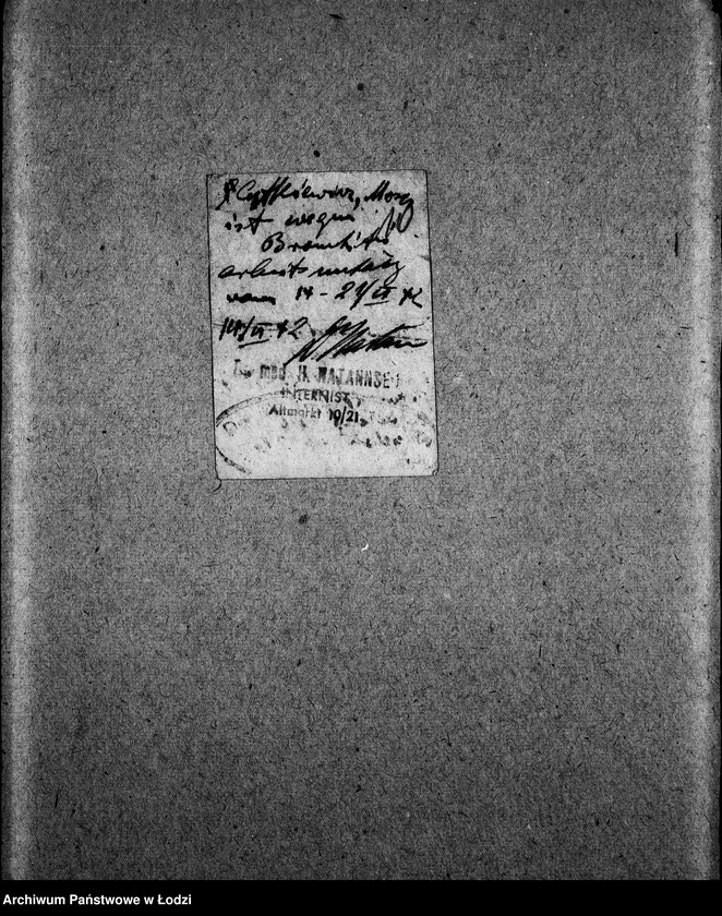 Obraz 13 z jednostki "Tischler-Abteilung [Zasiłki chorobowe dla pracowników wydziału, listy pracowników, zaświadczenia lekarskie]"