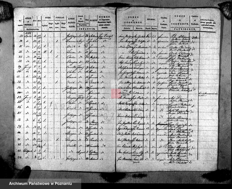 Obraz 3 z jednostki "Liber baptisatorum"