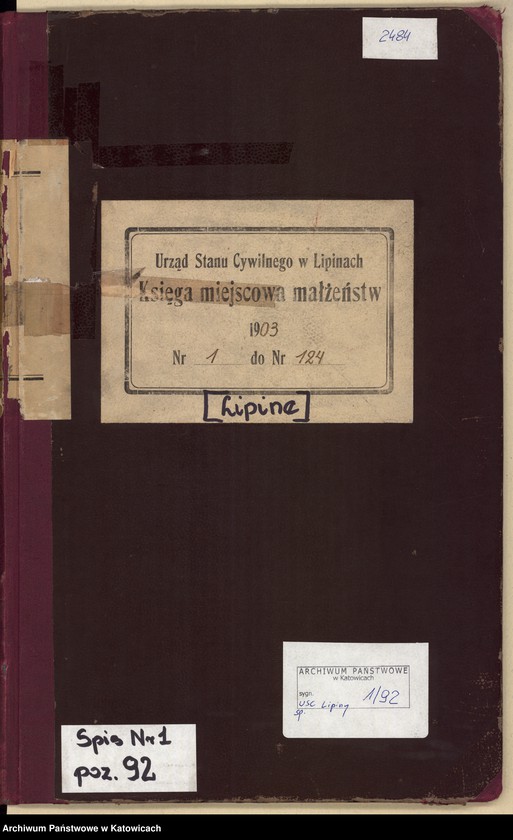 image.from.unit.number "Księga małżeństw nr 1-124"