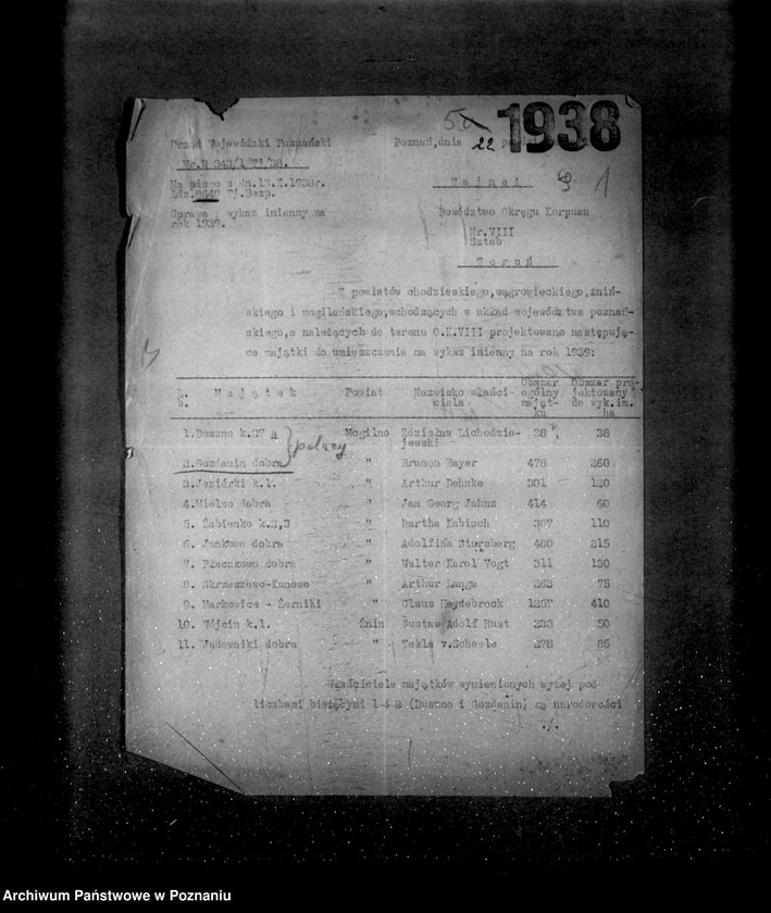 image.from.unit.number "/Wykaz imienny właścicieli majątków ziemskich z powiatów chodzieskiego, wągrowieckiego i mogileńskiego- tajne/"