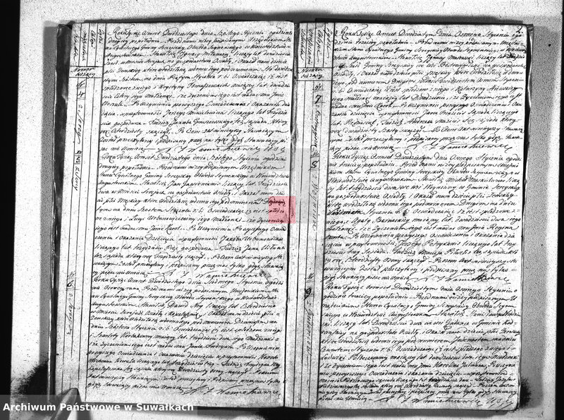 Obraz 4 z jednostki "Akta urodzonych urzędnika stanu cywilnego gminy i parafij sereyskiey od dnia 1-go stycznia 1820 do ostatniego miesiąca grudnia r.b. Urodzonych w Serejach"