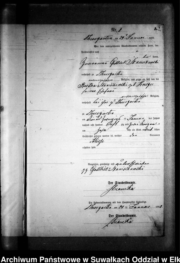 image.from.unit.number "Geburts-Neben-Register des Preussischen Standes-Amtes Prinowen Kreis Angerburg"