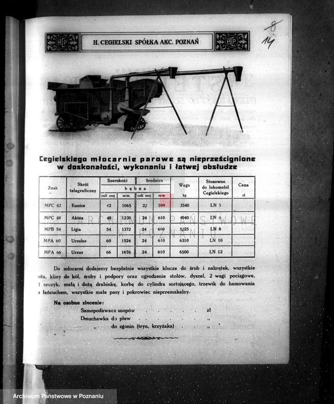 Obraz 18 z jednostki "Fabryka H. Cegielski w Poznaniu wtym plan generalny fabryki lokomotyw"