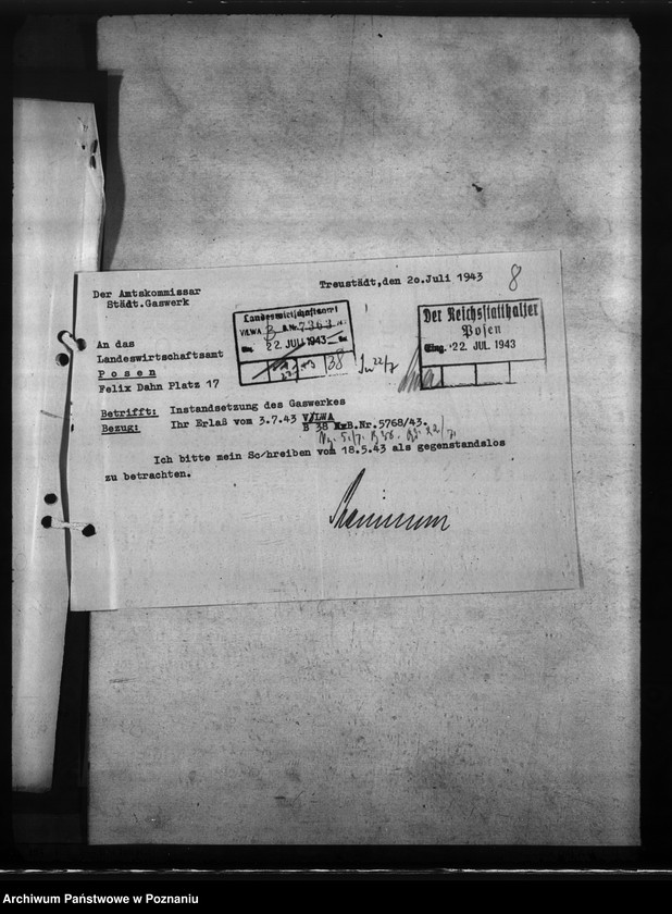 Obraz 12 z jednostki "Gaswerk - Treustädt (Zduny)"