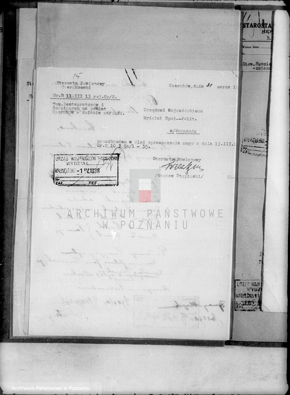 Obraz 19 z jednostki "/Różne sprawy stowarzyszeń/"