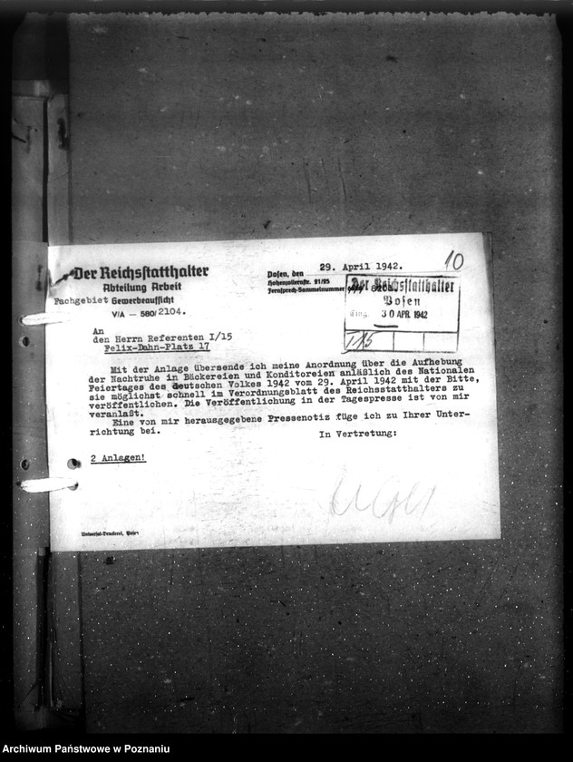 Obraz 14 z jednostki "Verordnungsblatt Nr. 15"