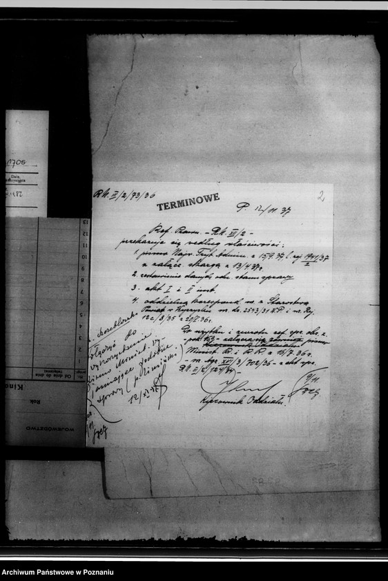Obraz 6 z jednostki "Herbert i Maria Kisonowie Skarga do N.T.A. na decyzję Wojewody Poznańskiego z dnia 6.II.1937 r. odmowa na przewłaszczenie"
