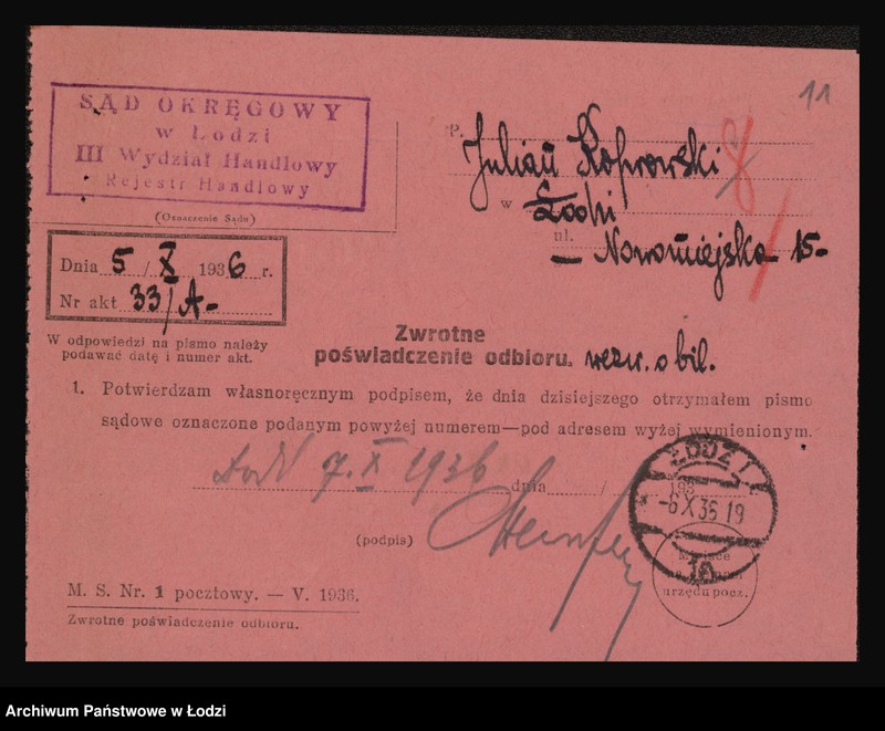 Obraz 12 z jednostki "Julian Koprowski- skład apteczny"