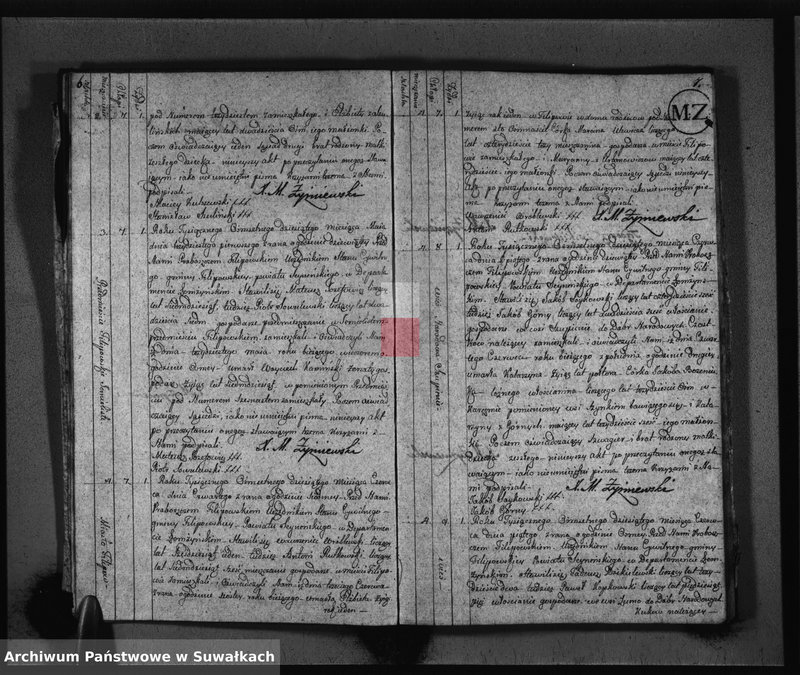 Obraz 6 z jednostki "Akta Zeszłych Gminy Filipowskiey od 1go Maja 1810 Ru aż do ostatnich dni Grudnia 1811 r."