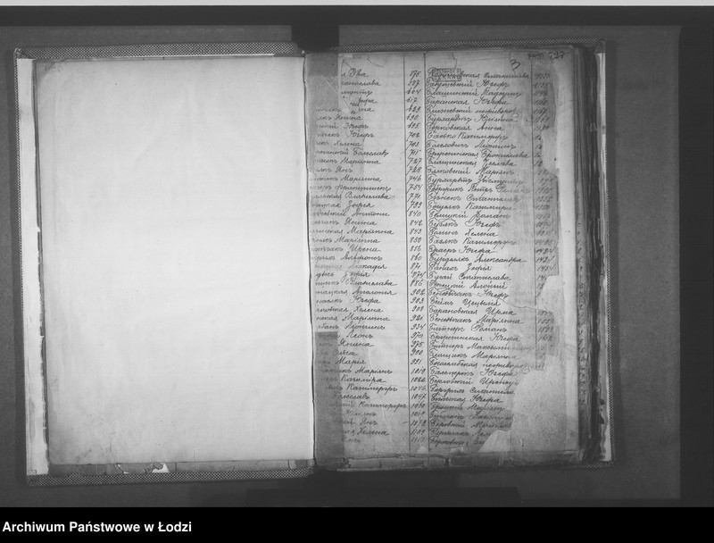 Obraz 7 z jednostki "Skorowidz do akt urodzeń"