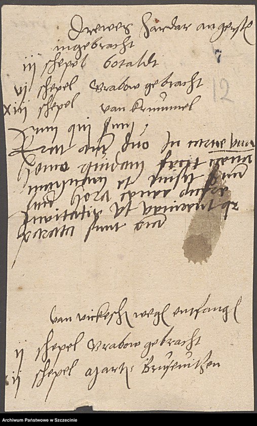 image.from.unit.number "Eggert Manteuffel zu Parpart [Paprotno] contra Jürgen Koeller zu Goerke [Górki (Pomorskie)] in po debiti, vol. II."